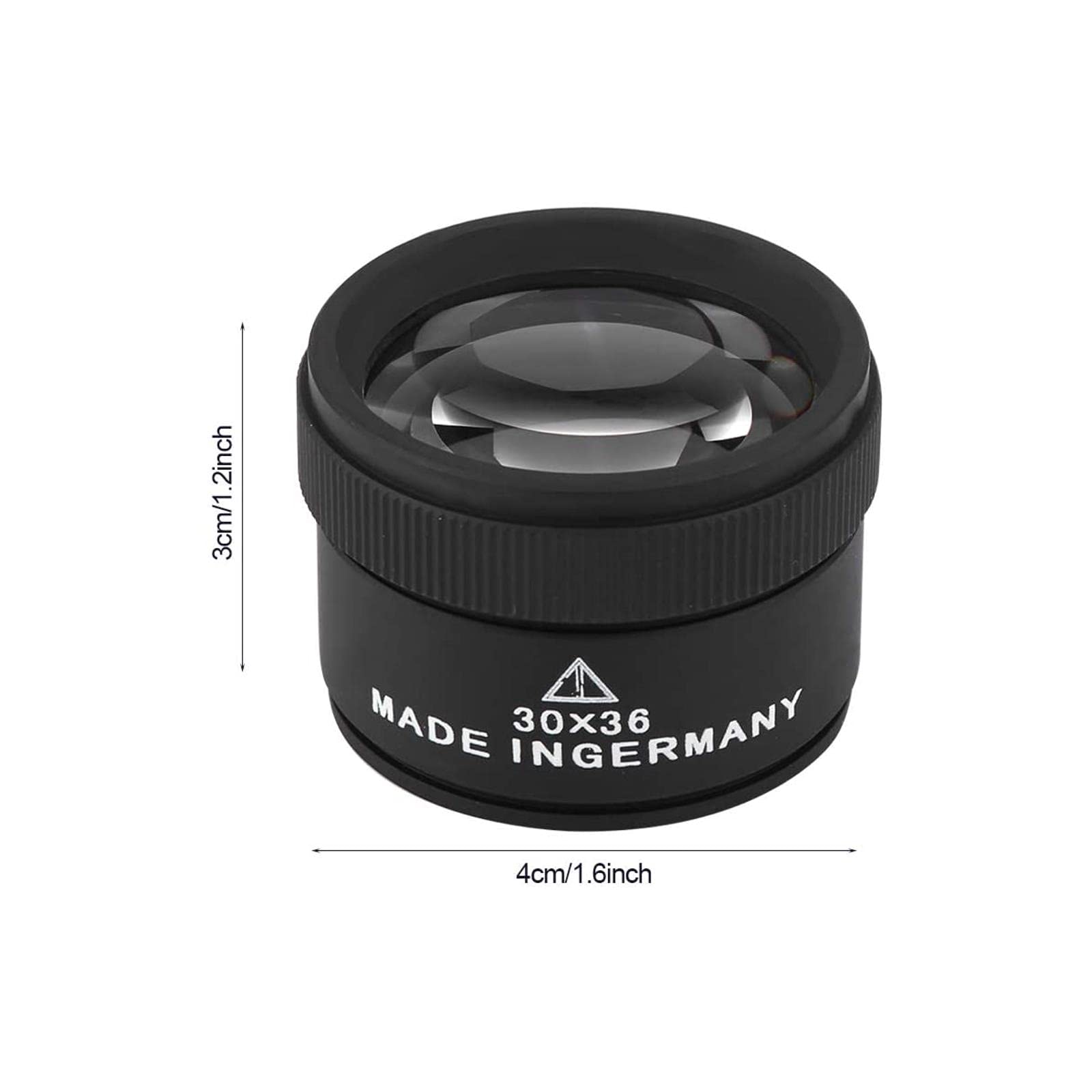 30X Magnifying Glass with LED Light - Portable Jewelers Loupe for Coins, Stamps, Gems & Jewelry - Professional Grade Optics for Watch Repair, Hobbyists & Collectors - Perfect for Gem Appraisal, Coin Grading & Stamp Inspection