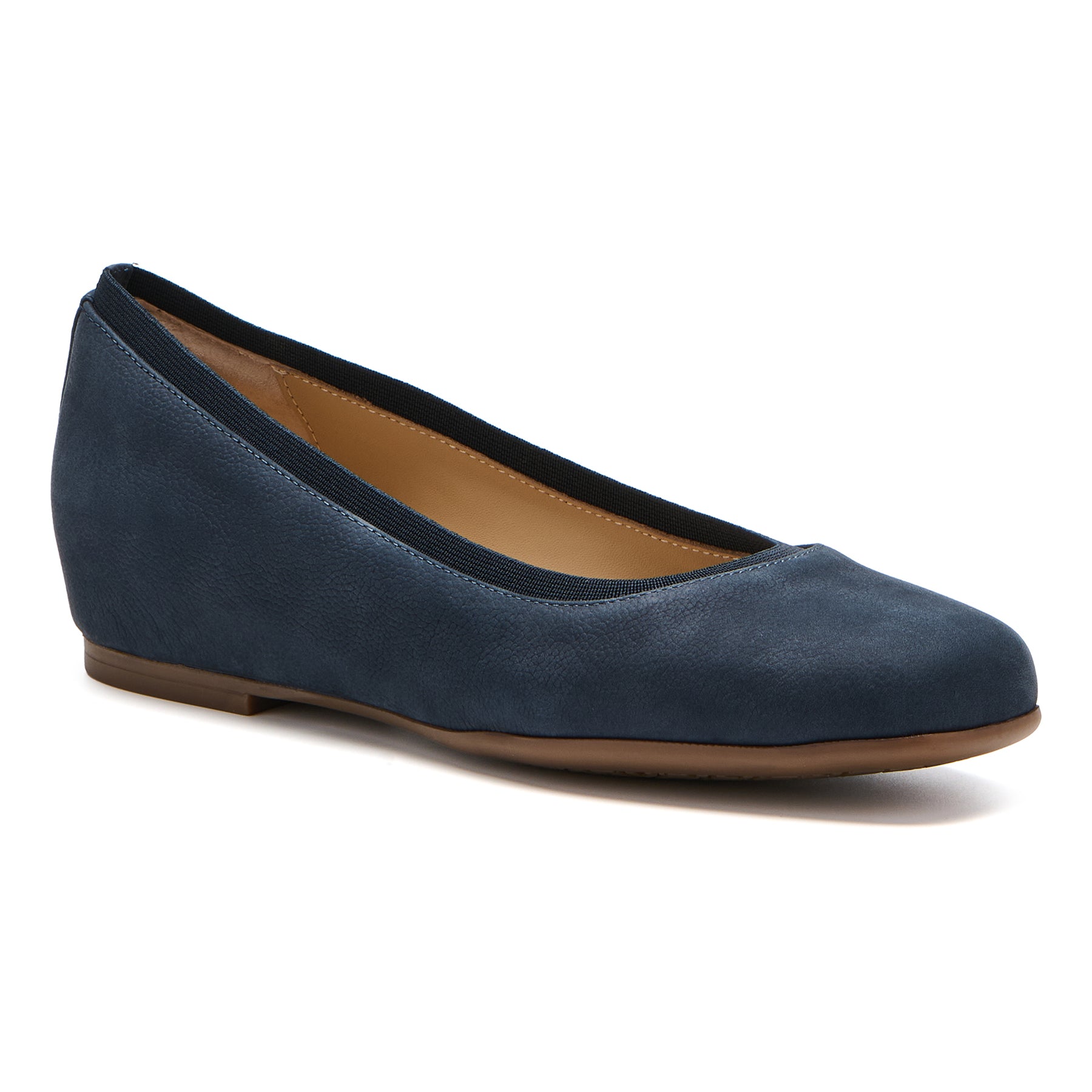 Abeo Cadence Ballet Shoes for Women - Navy Blue Dance Shoes for Ballet, Jazz & Modern - Comfortable & Flexible for Dance Practice & Performances