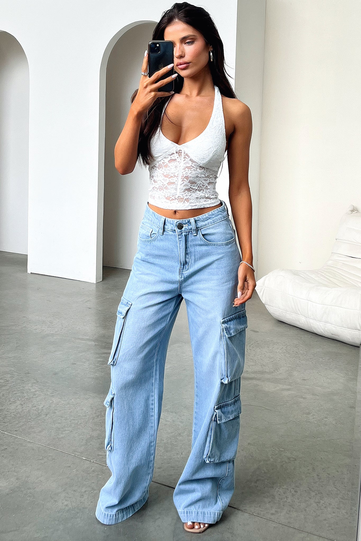 Abigail Top Women's White Blouse - Perfect for Office Wear, Casual Outfits & Summer Fashion