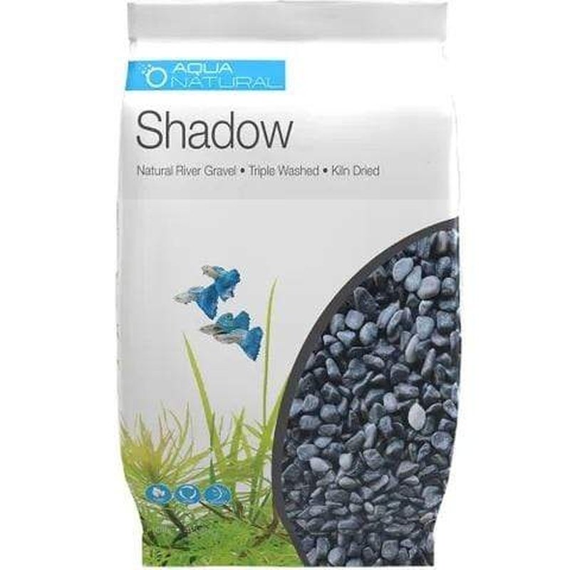 Aqua Natural Shadow Gravel 2-4mm - Premium Aquarium Substrate for Planted Tanks, Fish Tanks & Terrariums | Natural Decorative Gravel for Water Landscaping & Aquatic Environments