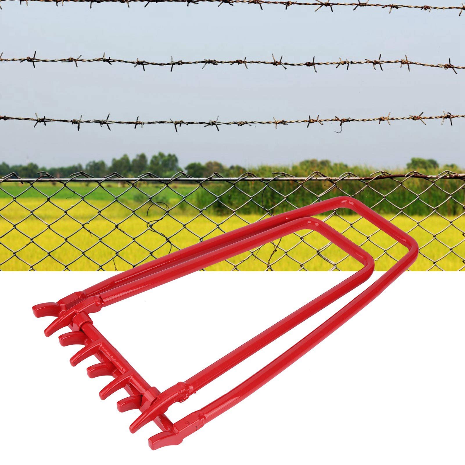 Fence Crimping Tool - Rustproof Wire Tightener for Ranch & Farm Repair