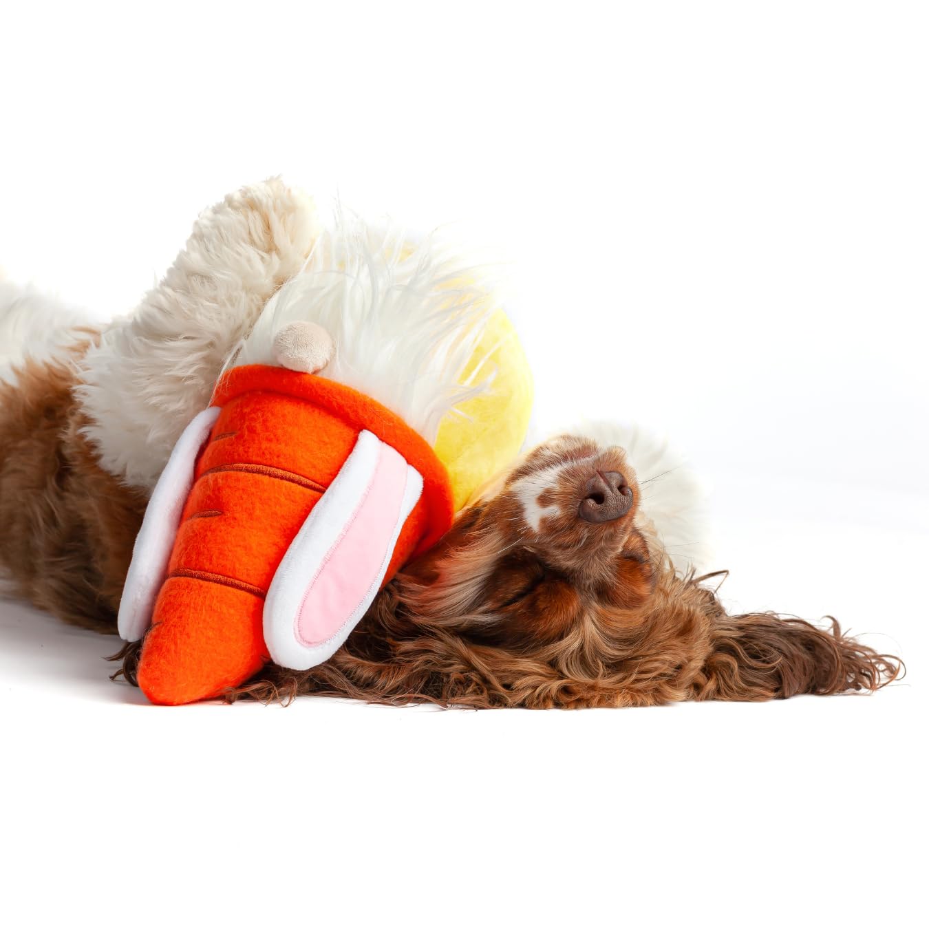 Midlee Easter Bunny Gnome Dog Toy - Cute Holiday Chew Toy for Small & Medium Dogs - Perfect for Easter Playtime & Gifting