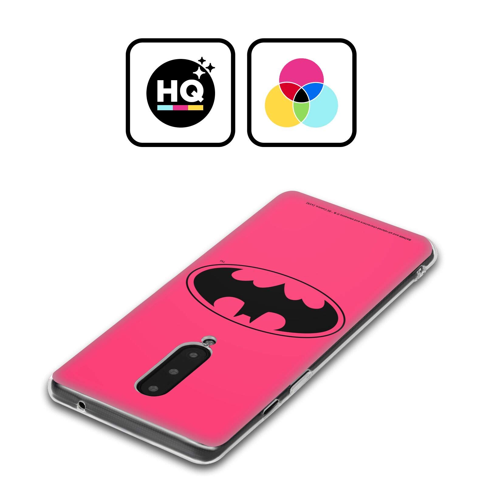 Batman DC Comics Pink Gel Case for Google Pixel 6a - Officially Licensed Superhero Protection