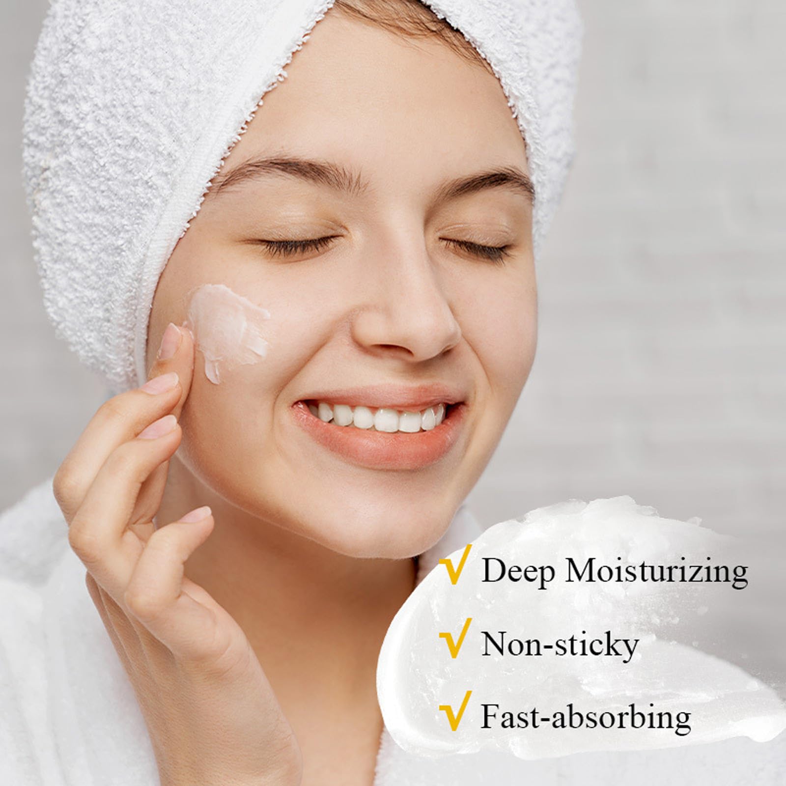 Organic Tallow Honey Balm - Face & Body Cream with Wild Honey & Olive Oil for Dry Skin Care