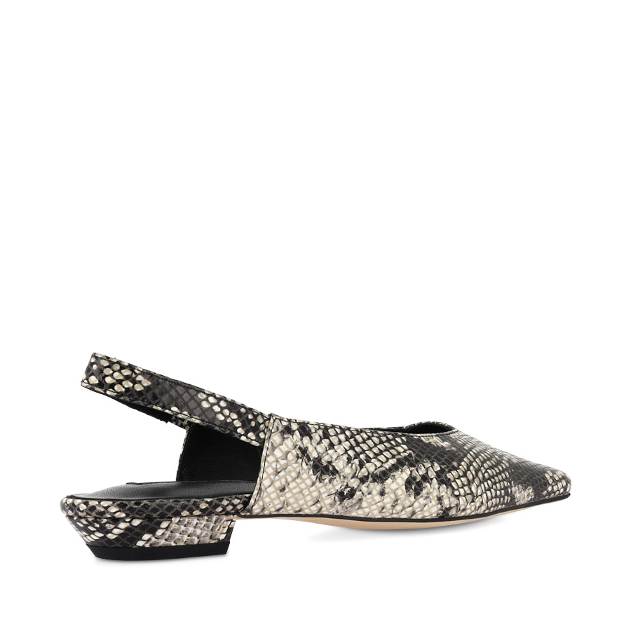 AKITA ECRU SNAKE Print Handbag - Fashionable Women's Shoulder Bag for Work, Travel & Evening Out