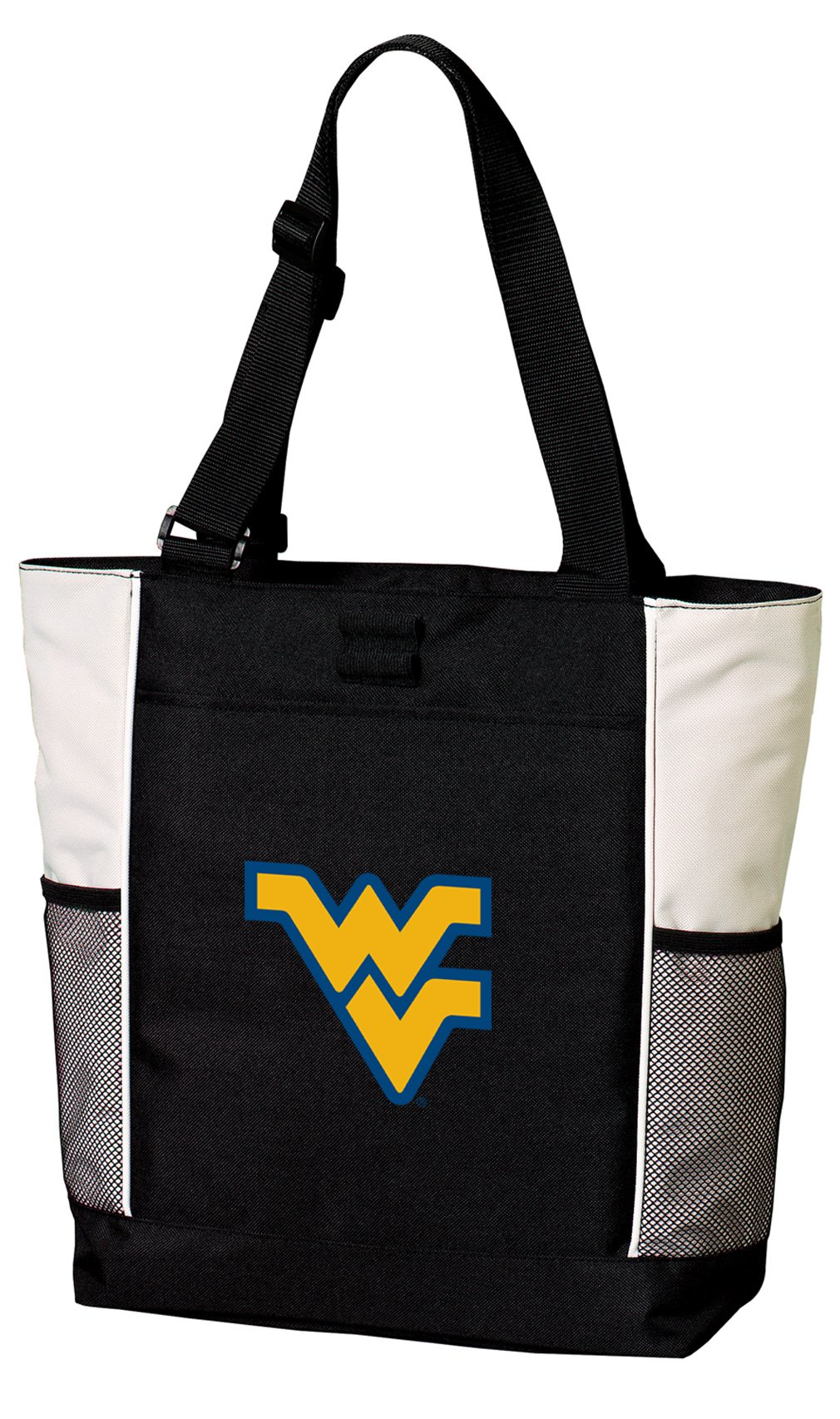 WVU Tote Bags - West Virginia University Canvas Tote for Beach, Pool, Travel & Campus Life | Durable College Book Bag & Grocery Shopping Tote