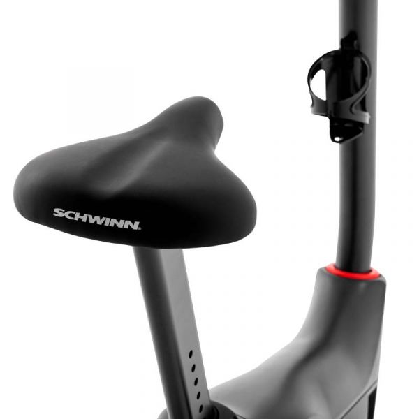 Schwinn 130 Upright Exercise Bike for Home Gym - Indoor Cycling Bike with LCD Display & Heart Rate Monitor - Perfect for Cardio Workouts & Fitness Training