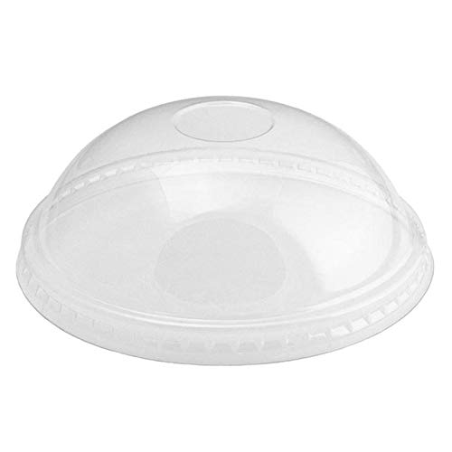 1000-Count Clear Plastic Dome Lids for 4 oz Ice Cream Cups | Perfect for Frozen Desserts, Yogurt & Parfaits | Disposable Bakery & Party Supplies (Cups Sold Separately) | Ideal for Ice Cream Shops, Catering & Home Use