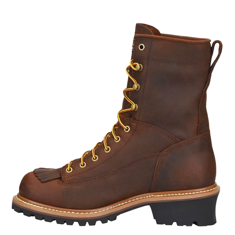Carolina Men's Spruce 8-Inch Waterproof Steel Toe Work Boots - Heavy Duty Safety Shoes for Construction, Logging & Outdoor Work