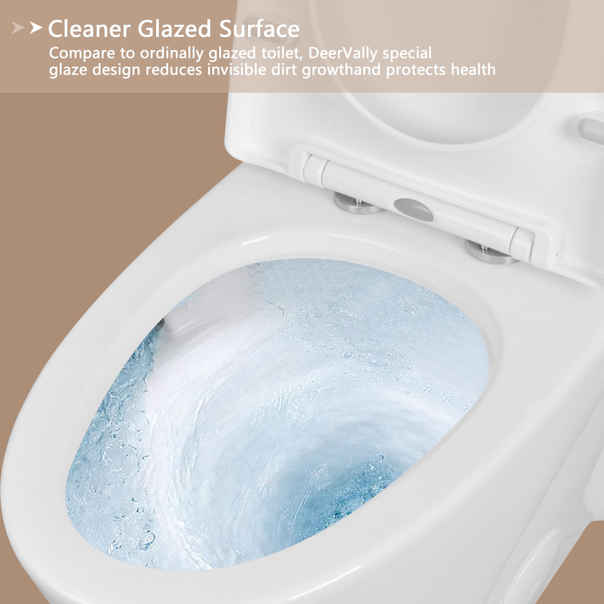 DeerValley Elongated One Piece Toilet - 17