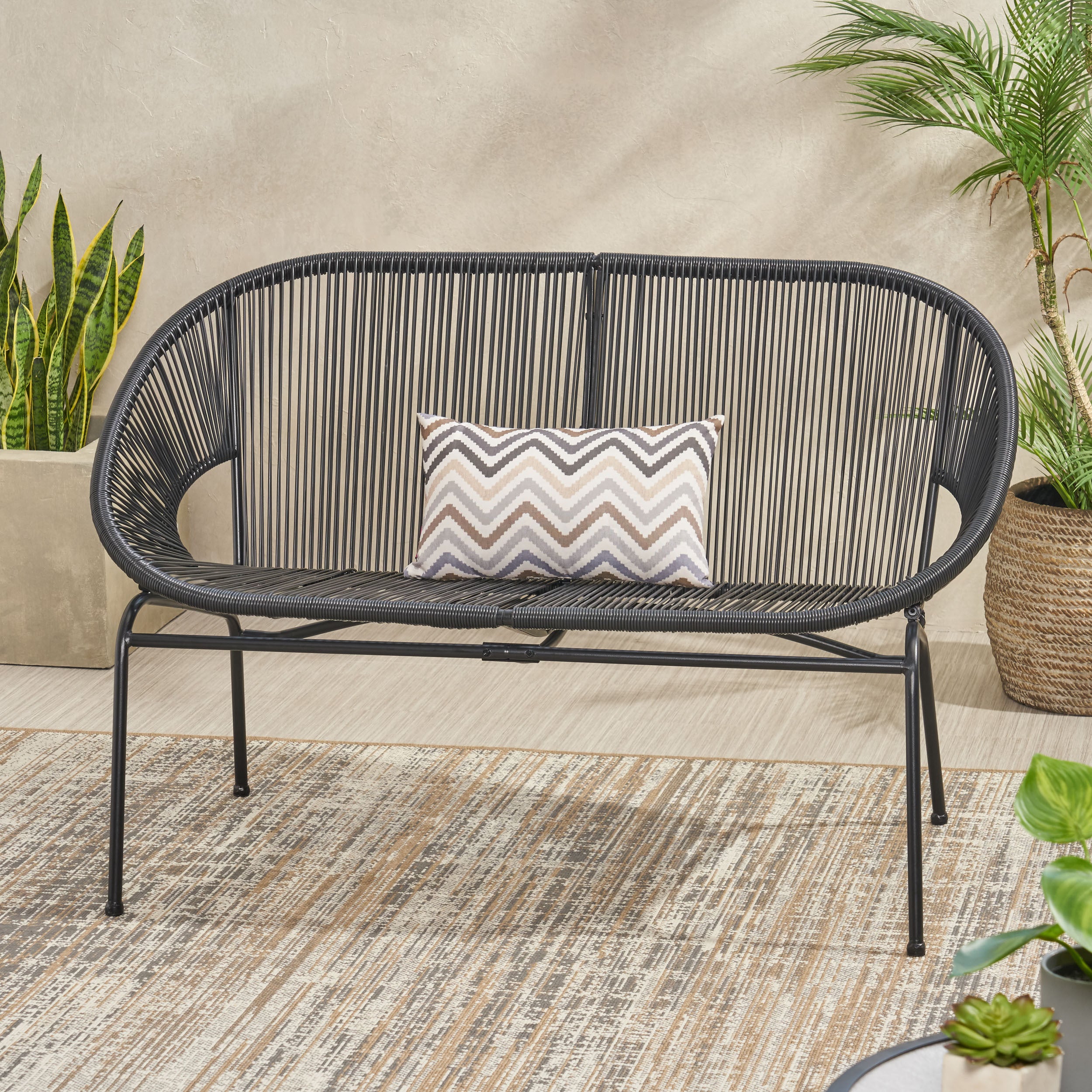 Condessa Loveseat - Stylish and Comfortable Small Sofa for Living Room, Bedroom, or Office - Perfect for Couples, Small Spaces, and Cozy Seating