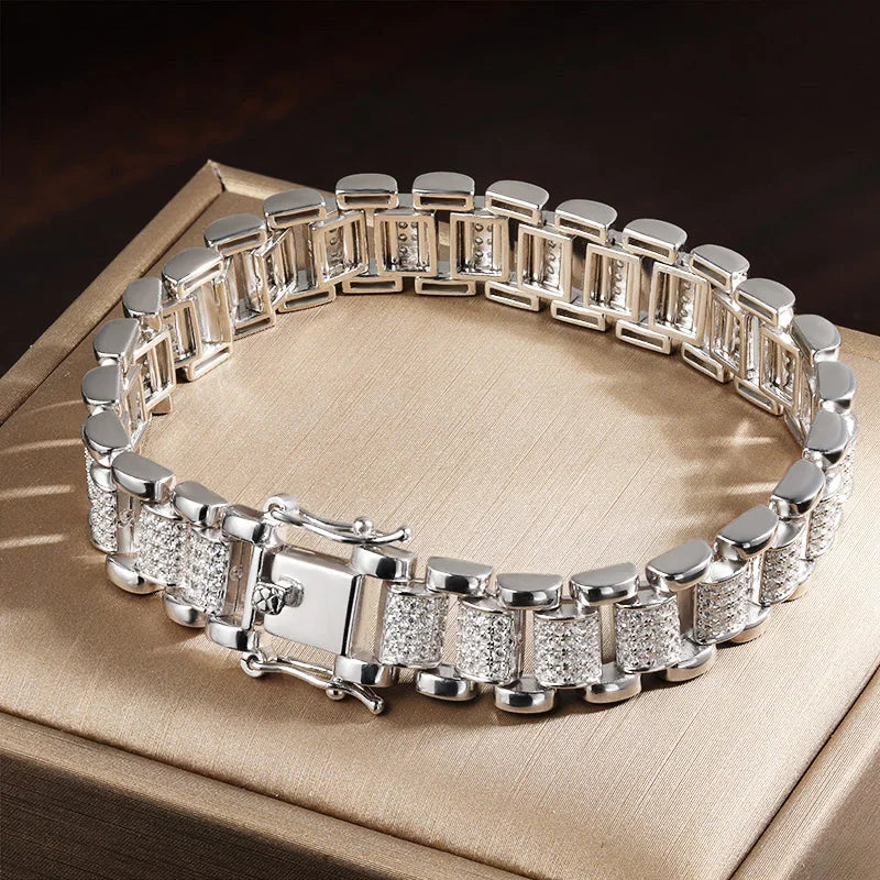 Elegant Diamond Bracelet for Women - 14K Gold Plated Luxury Jewelry Gift for Anniversary, Birthday & Special Occasions | Perfect for Weddings, Parties & Everyday Wear