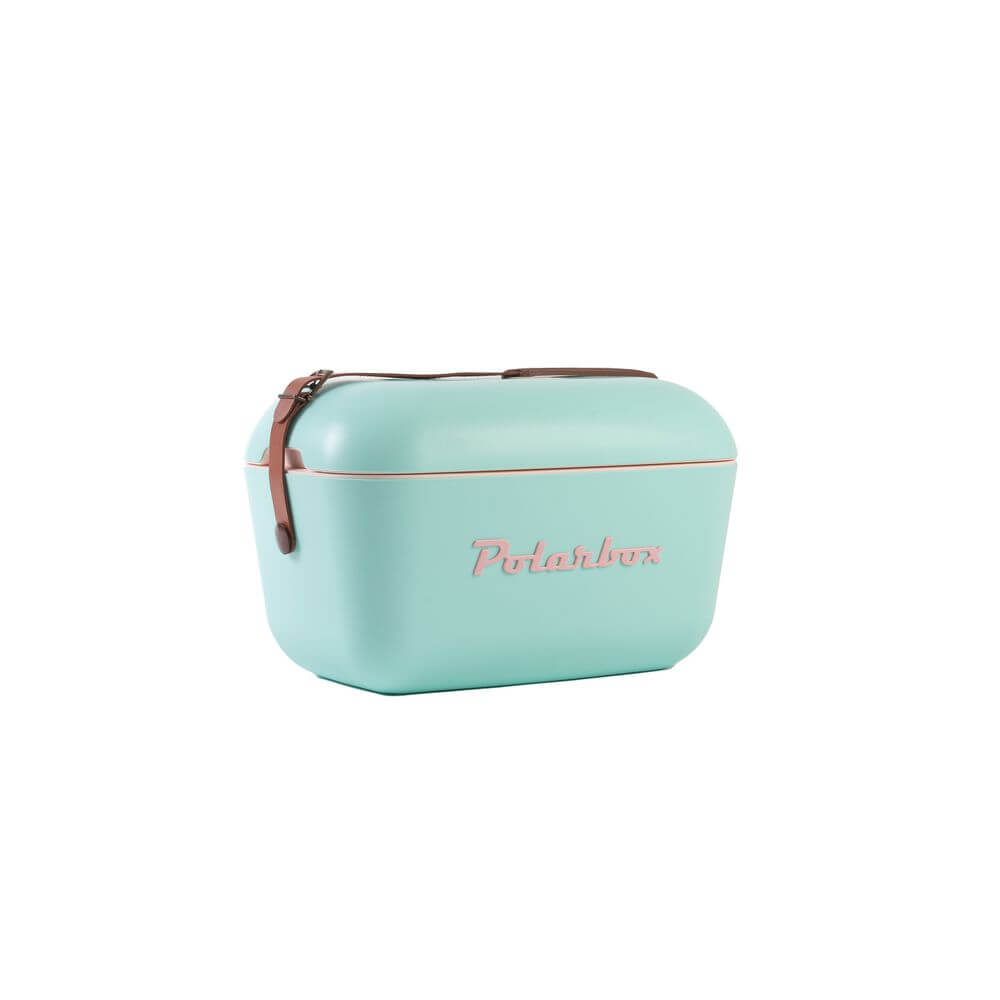 Polarbox 20L Portable Cooler Box - Insulated Ice Chest for Camping, Picnics & Outdoor Adventures (Cyan Green)