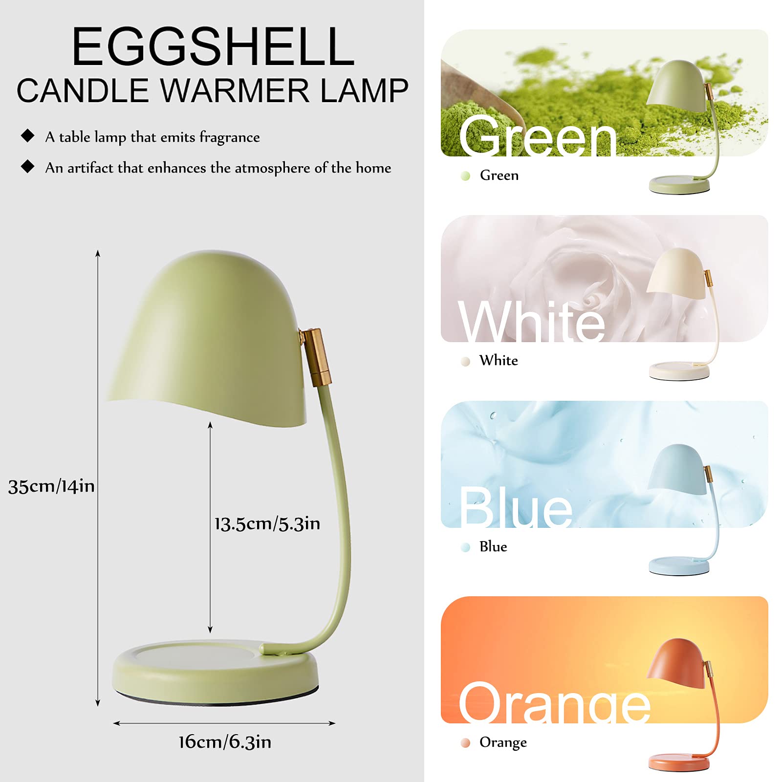 Adjustable Height Retro Candle Warmer Lamp with Timer - Dimmable Fragrance Melter for Large Jars & Pillar Candles - Perfect for Home Aromatherapy, Relaxation & Romantic Ambiance