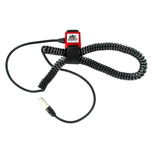 RE703 Push-to-Talk Switch - Professional Two-Way Radio Communication Button for Security, Construction & Emergency Teams (PTT Switch for Motorola, Kenwood Radios)