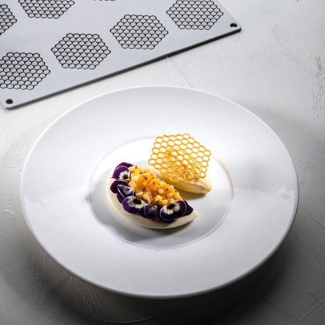 Premium Honeycomb Silicone Baking Mold - 8 Cavity Non-Stick Cake Decorating Tools for Cupcakes, Candies, Chocolates & DIY Crafts - Perfect for Birthday Parties, Weddings & Home Baking