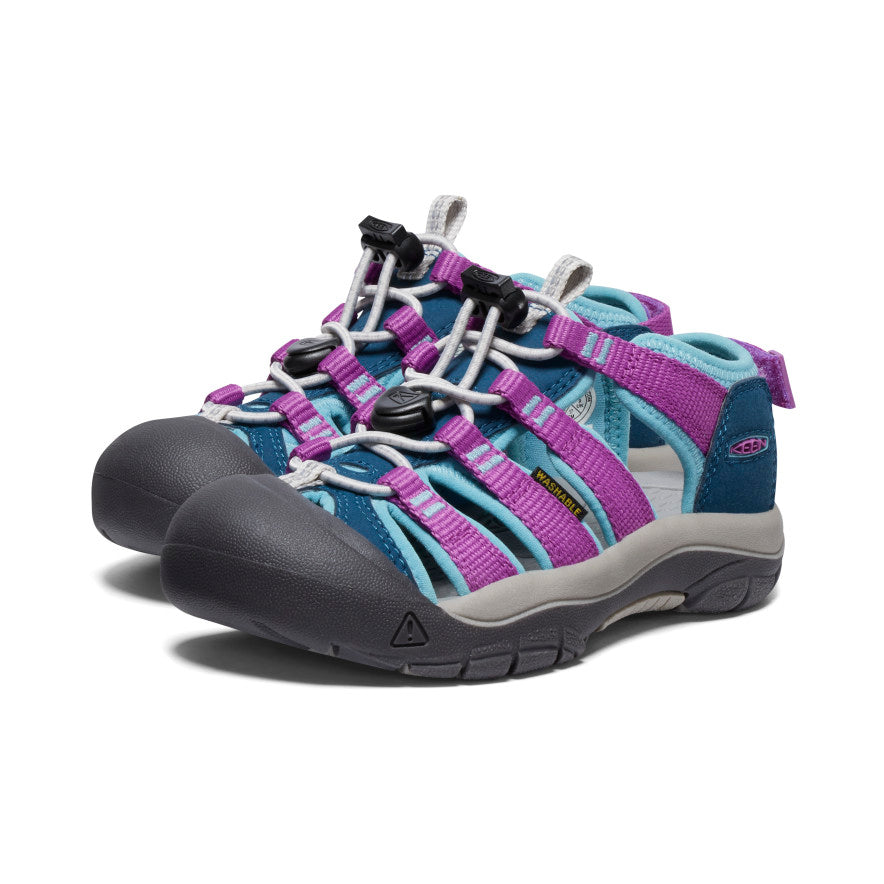 Little Kids' Newport Boundless Sandal - Legion Blue/Willowherb | Comfortable & Durable Water Shoes for Beach, Pool & Outdoor Play