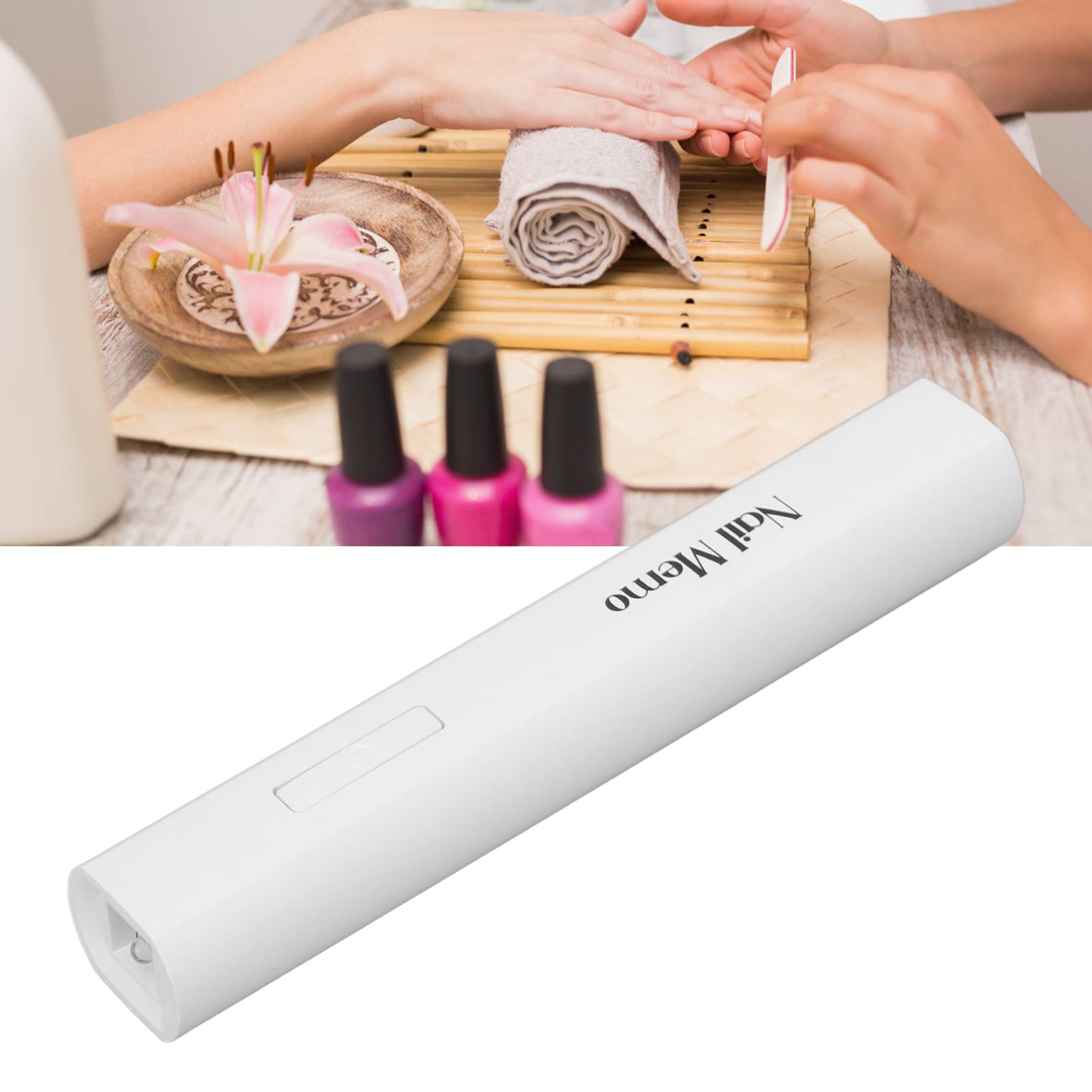 Professional Rechargeable Pen-Shaped Handheld Nail Lamp for Women - Portable UV LED Gel Nail Dryer for Home & Salon Use - Perfect for Manicures, Pedicures, and DIY Nail Art