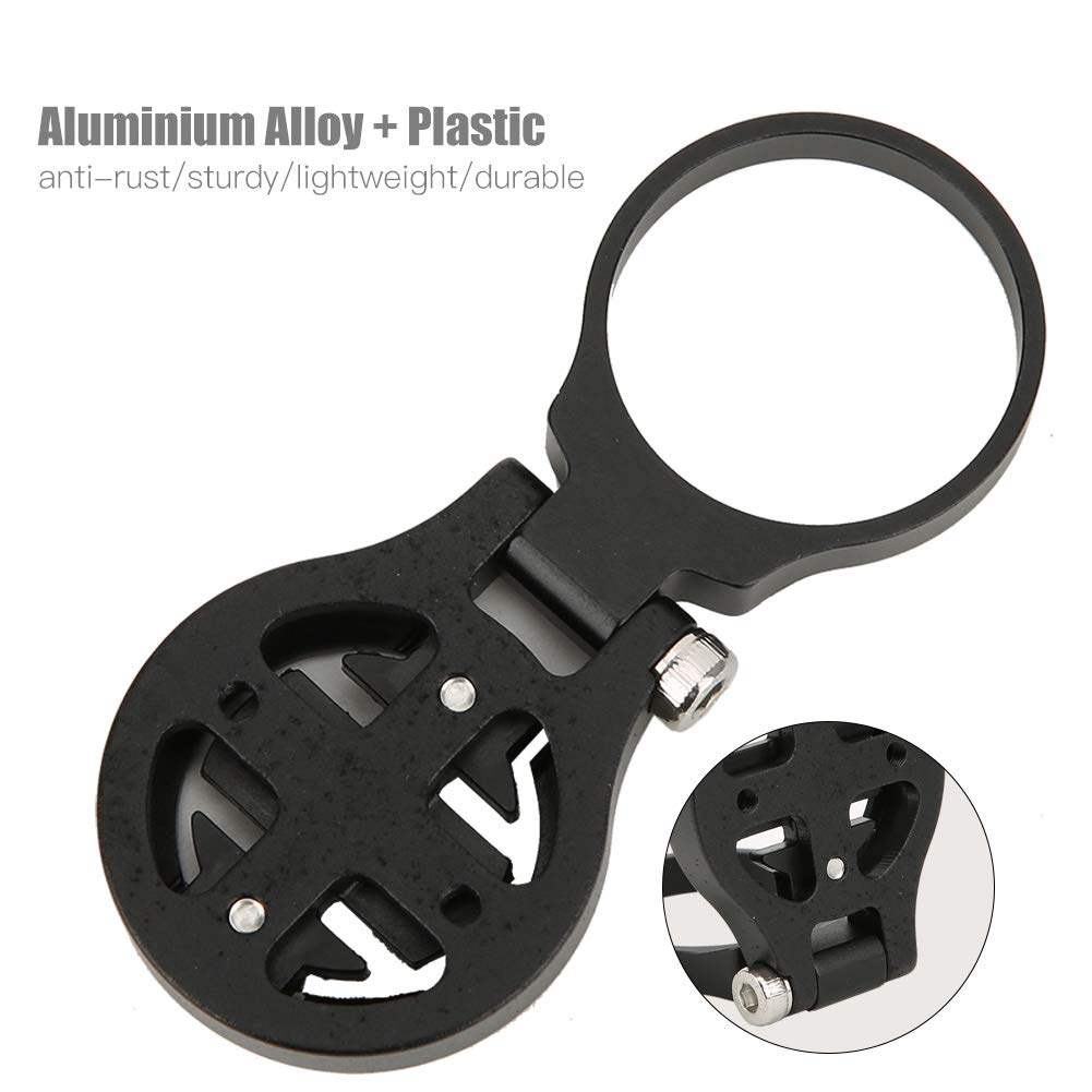 Premium Aluminum Alloy Bike Computer Mount - Adjustable Bicycle Odometer & GPS Holder - Durable Cycling Accessory for Road & Mountain Bikes - Perfect for Commuting, Training & Outdoor Adventures
