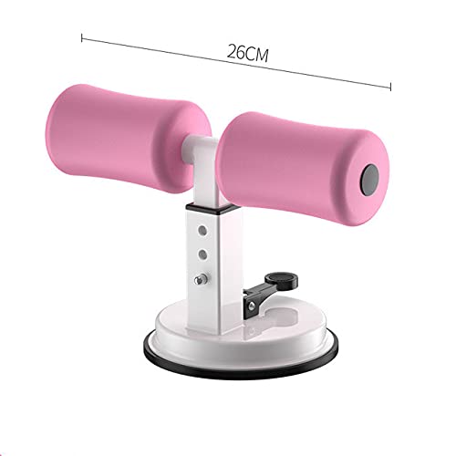 ABS Sit Up Bar - Self-Suction Abdominal Trainer for Home Gym, Core Strength Equipment for Men & Women, Pink Fitness Gear for Weight Loss - Perfect for Home Workouts & Muscle Training