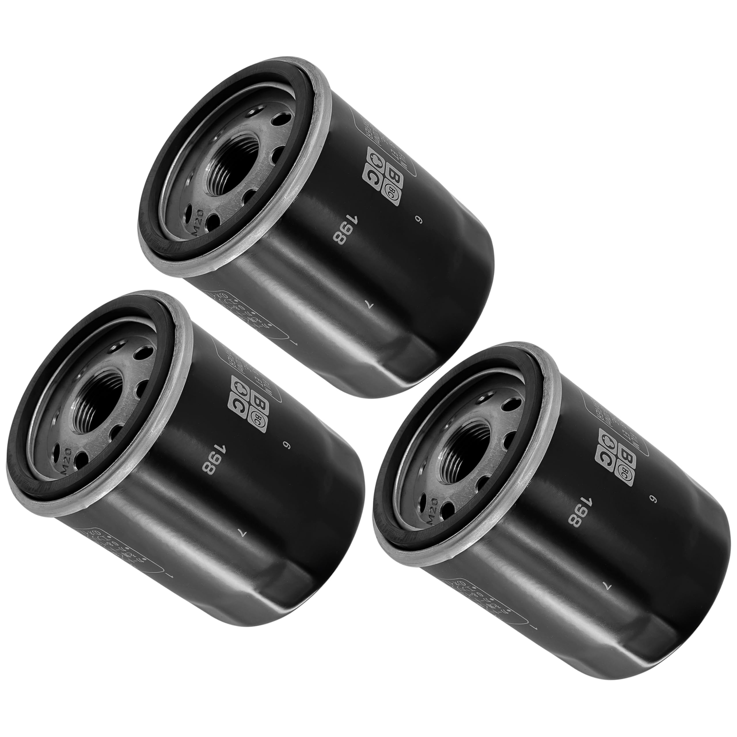 Caltric 3 Pack Oil Filter Compatible with Polaris Ranger RZR 4 800 Edition 760 (2010-2012) - High Performance Replacement Oil Filters for Off-Road ATV & UTV Maintenance