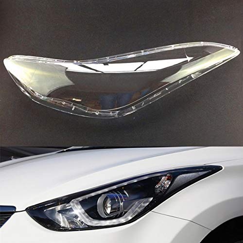 Hyundai Elantra Headlight Lens Cover 2012-2016 - Clear Replacement Headlamp Lens (Driver Side) - Perfect for Night Driving & Foggy Conditions