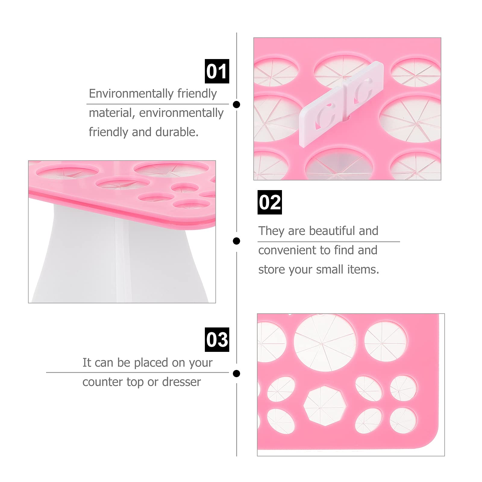 1pc Foldable Makeup Brush Drying Rack | Collapsible Cosmetic Brush Organizer | Perfect for Makeup Lovers & Artists | Ideal for Home, Salon, and Travel Use