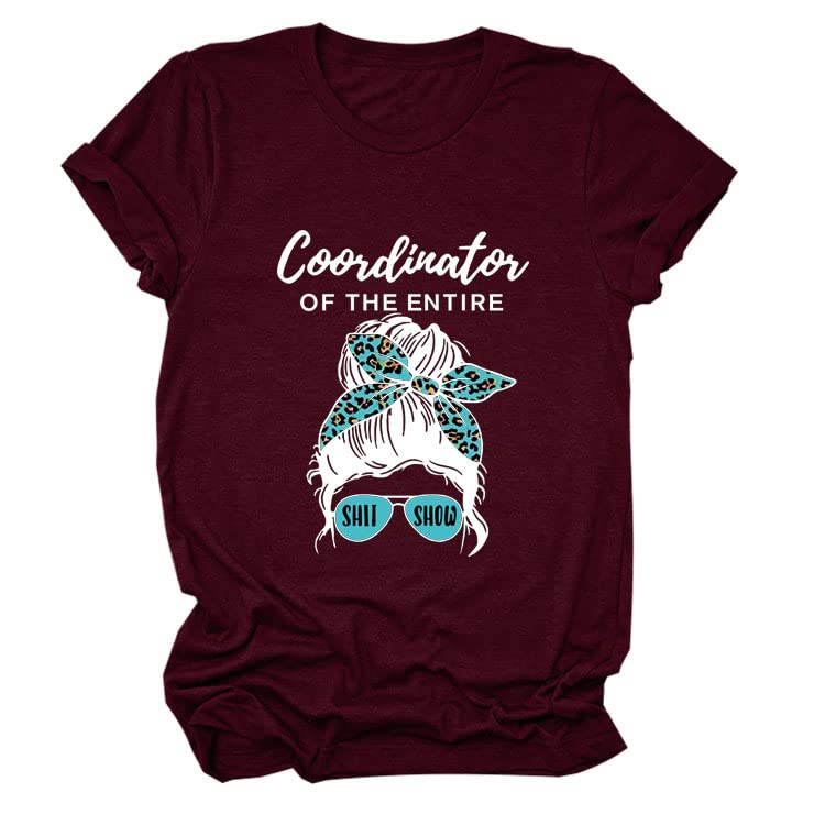 Funny Letter Printed Women's Summer T-Shirt - Short Sleeve Happy Graphic Tee, Loose Fit Casual Top for Women | Perfect for Beach Outings, Vacation Wear & Everyday Casual Style
