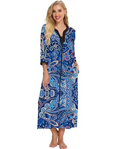 Blue Paisley-long