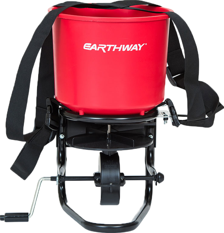 Earthway 3100 Chest Mount Spreader - 40 Lbs Capacity Hand Crank Spreader for Lawn Care, Gardening & Agriculture | Perfect for Fertilizer, Seed & Ice Melt Distribution