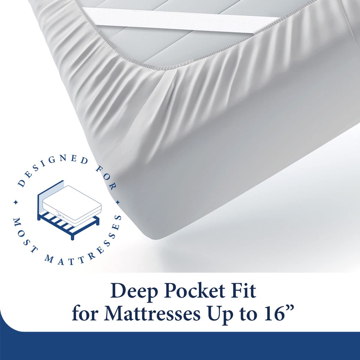 Luxury Bamboo Sheets Set - Cooling & Breathable Rayon Bamboo Blend - Silky Soft 16-Inch Deep Pocket 4-Piece Bedding for Full Size Bed - Perfect for Hot Sleepers & All-Season Comfort