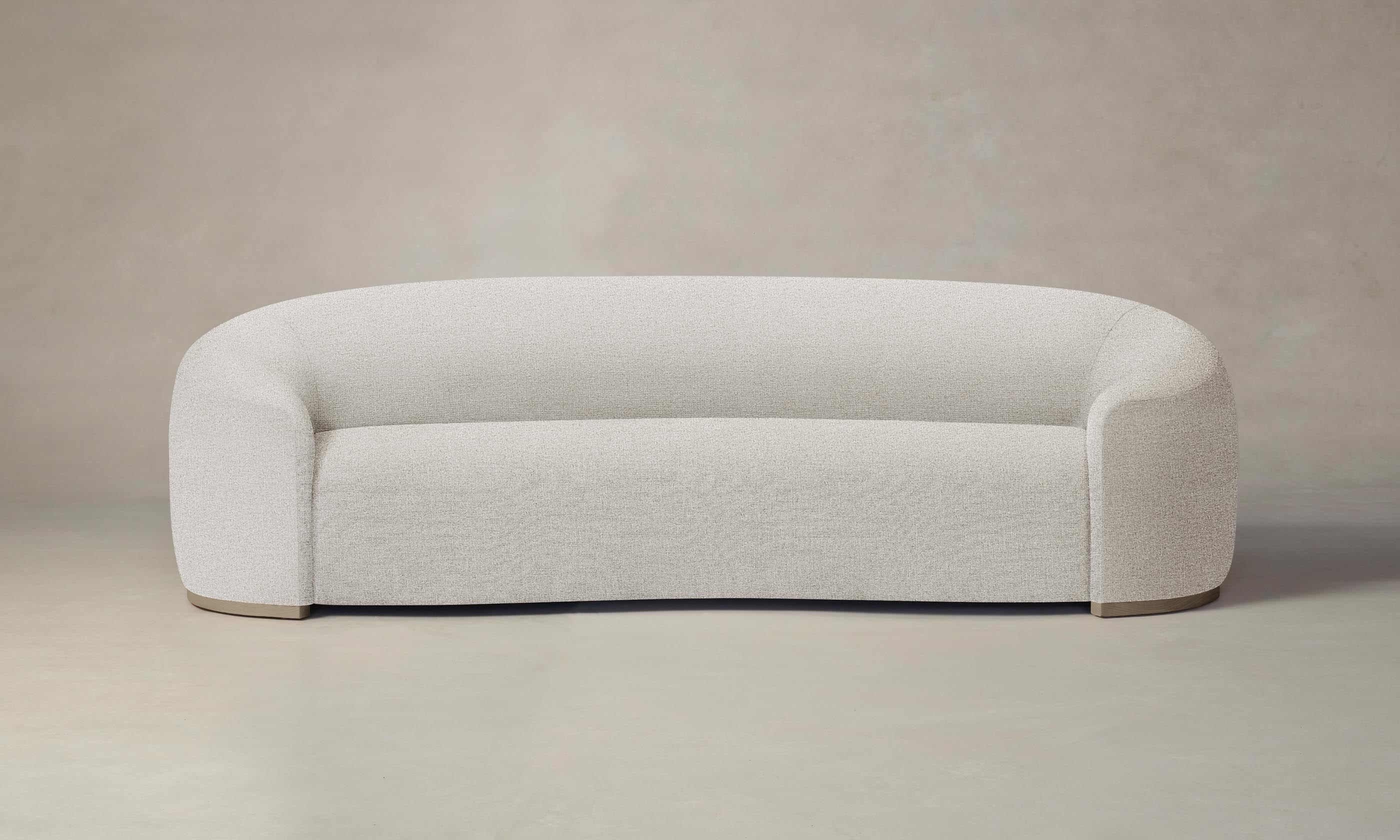 The Chelsea Sofa - Modern Performance Bouclé Polar Fabric Sectional Couch for Living Room, Lounge & Family Room - Cozy & Durable Upholstered Furniture