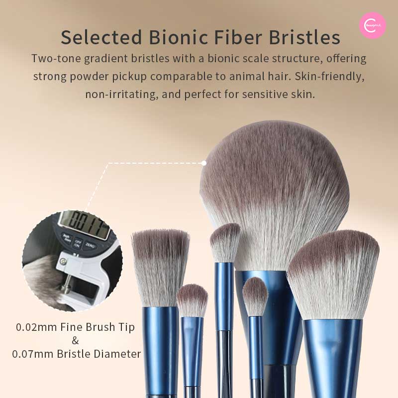 AMORTALS Galaxy Voyage Contour Brush - Professional Makeup Brush Set for Blending, Highlighting & Contouring | Perfect for Everyday Makeup & Special Occasions