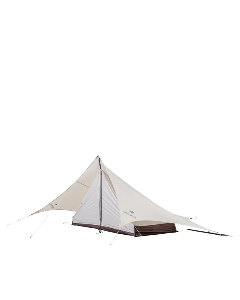 Premium 5-Piece Ivory Tarp Set - Heavy Duty Waterproof Camping & Outdoor Canopy Cover for Camping, Picnics, Beach, and Emergency Shelter
