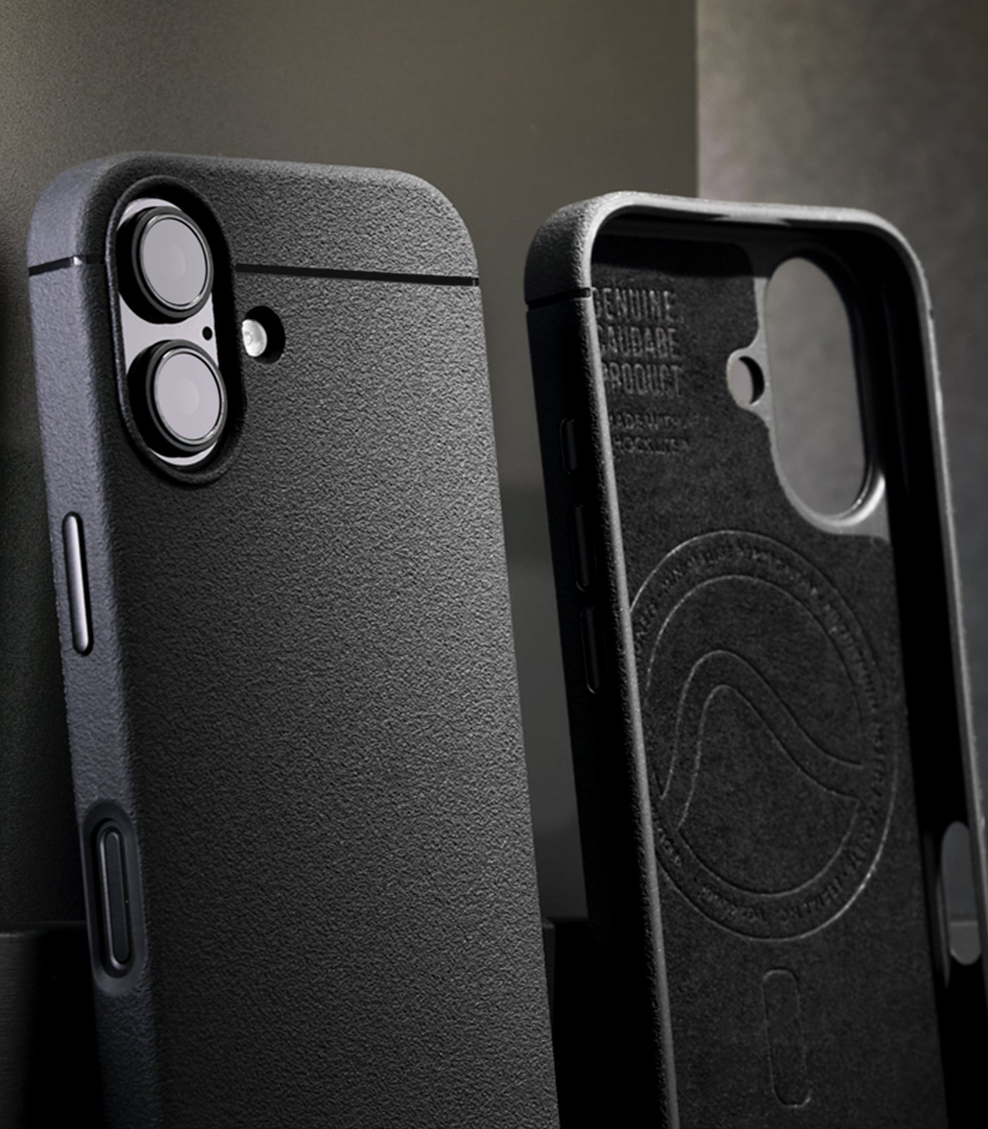 Premium Leather Sheath Case for iPhone 16 Plus - Slim Protective Cover with Magnetic Closure | Perfect for Work, Travel & Everyday Use