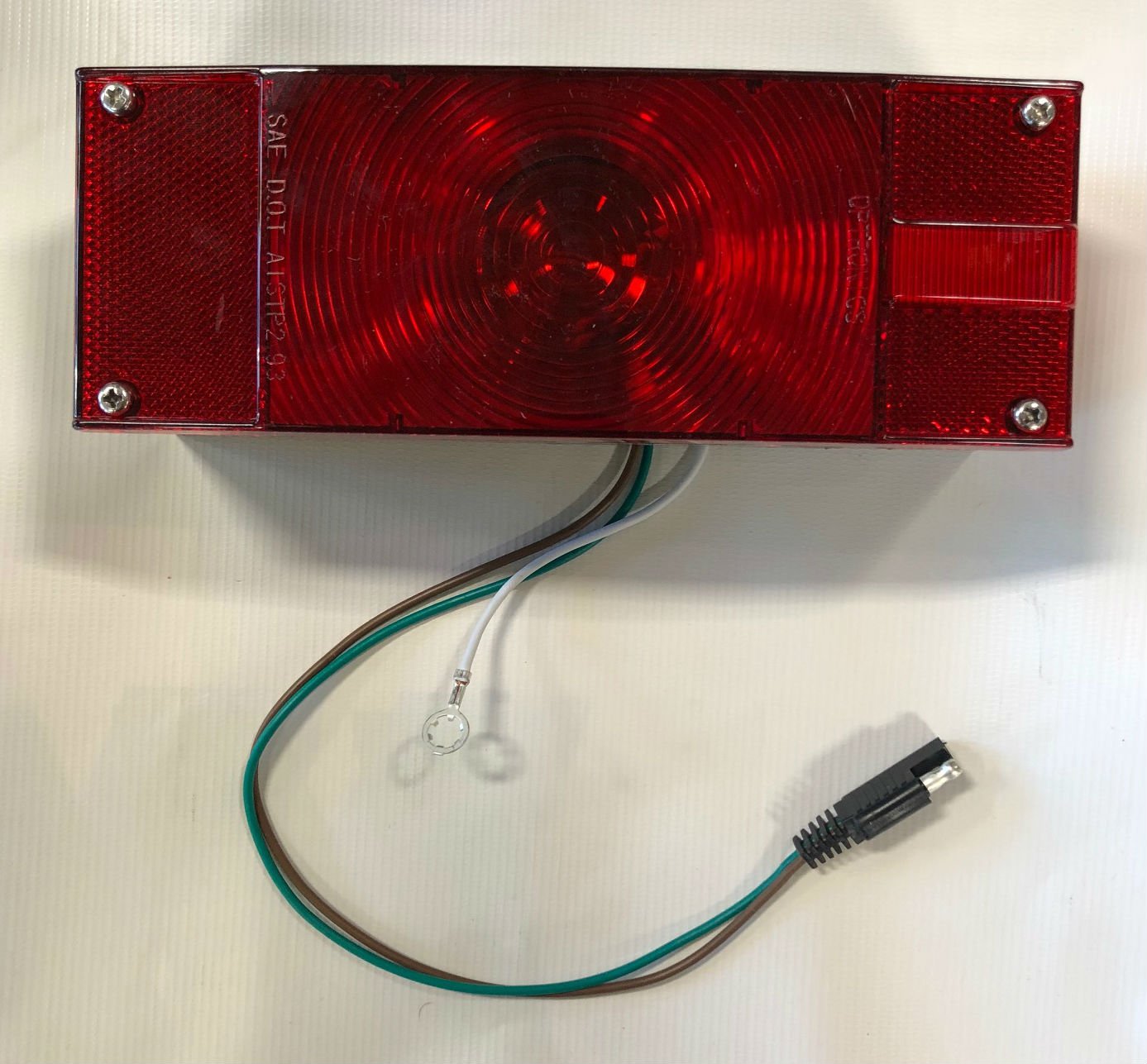 Triton 06304 Enclosed Rectangle Right Tail Light - Replacement for Trucks & Trailers - Durable & Waterproof - Perfect for Night Driving & Enhanced Safety