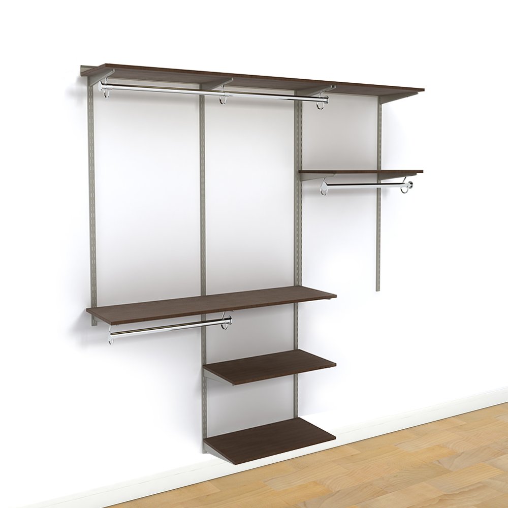 FreedomRail Adjustable Closet Organizer Kit - 72