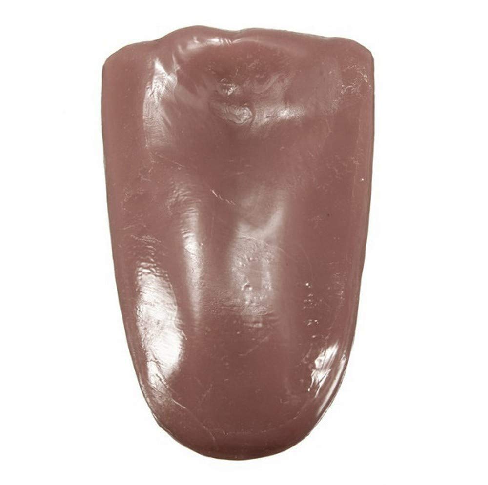 KimBird Halloween Fake Tongue - Realistic Elastic Prank Toy for Magic Tricks & Scary Props - Perfect for Halloween Parties, Costume Accessories & Spooky Pranks (7-Pack)
