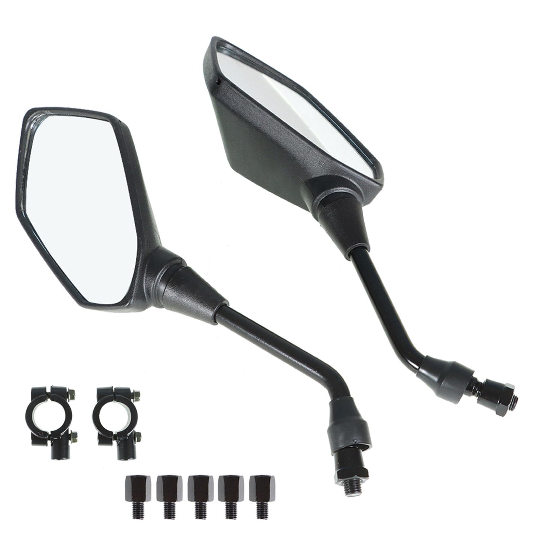 Polaris Sportsman ATV Rear View Side Mirrors Replacement for 400 450 500 550 570 700 800 850 - Durable Off-Road Side Mirrors for Enhanced Safety & Visibility During Trail Riding & Hunting