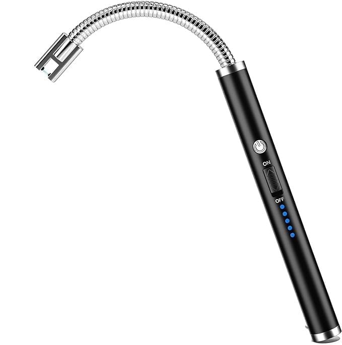 Xsky Smart Flame USB Rechargeable Gas Lighter - Windproof, Eco-Friendly Lighter for Kitchen, BBQ, Candles, Gas Stove & Outdoor Camping | Long-Lasting Ignition for Home, Travel & Emergency Use