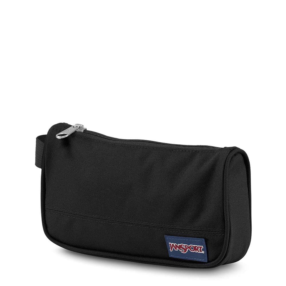 JanSport Medium Accessory Pouch - Black | Organizer for Pens, Cables & Small Essentials | Perfect for School, Office & Travel Accessories Storage