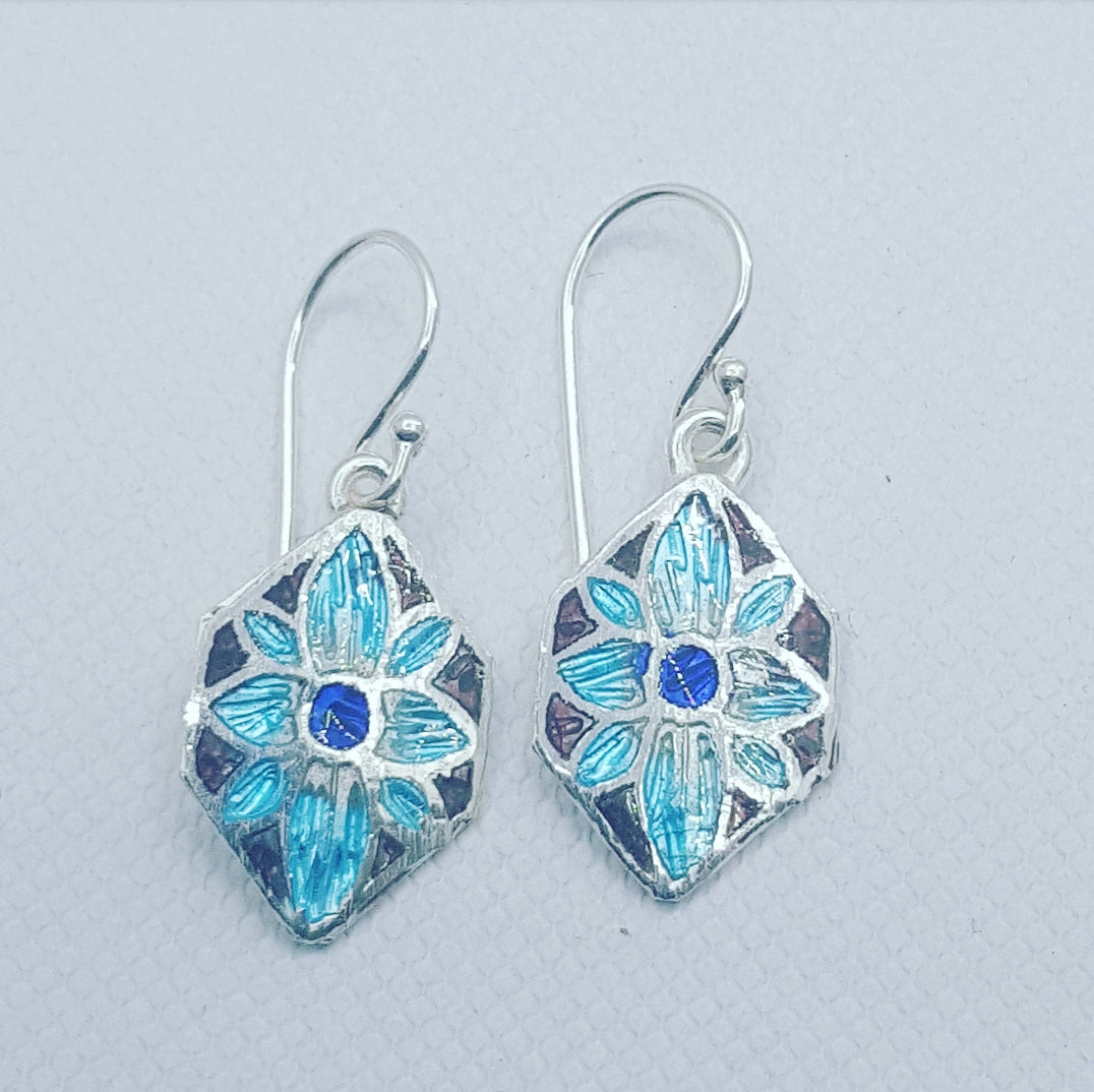 Exquisite Meenakari Enamel Drop Earrings – Handcrafted Indian Jewelry for Women | Perfect for Weddings, Parties & Ethnic Fashion