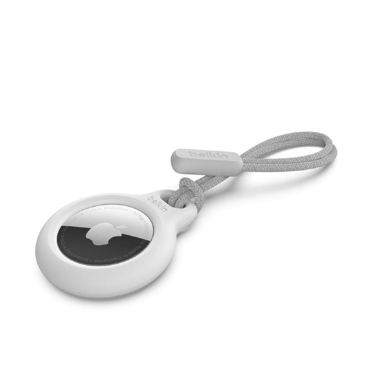 Belkin AirTag Holder with Strap - Secure & Durable Airtag Accessory for Keys, Bags & Luggage Tracking | Compatible with Apple AirTag (2021)