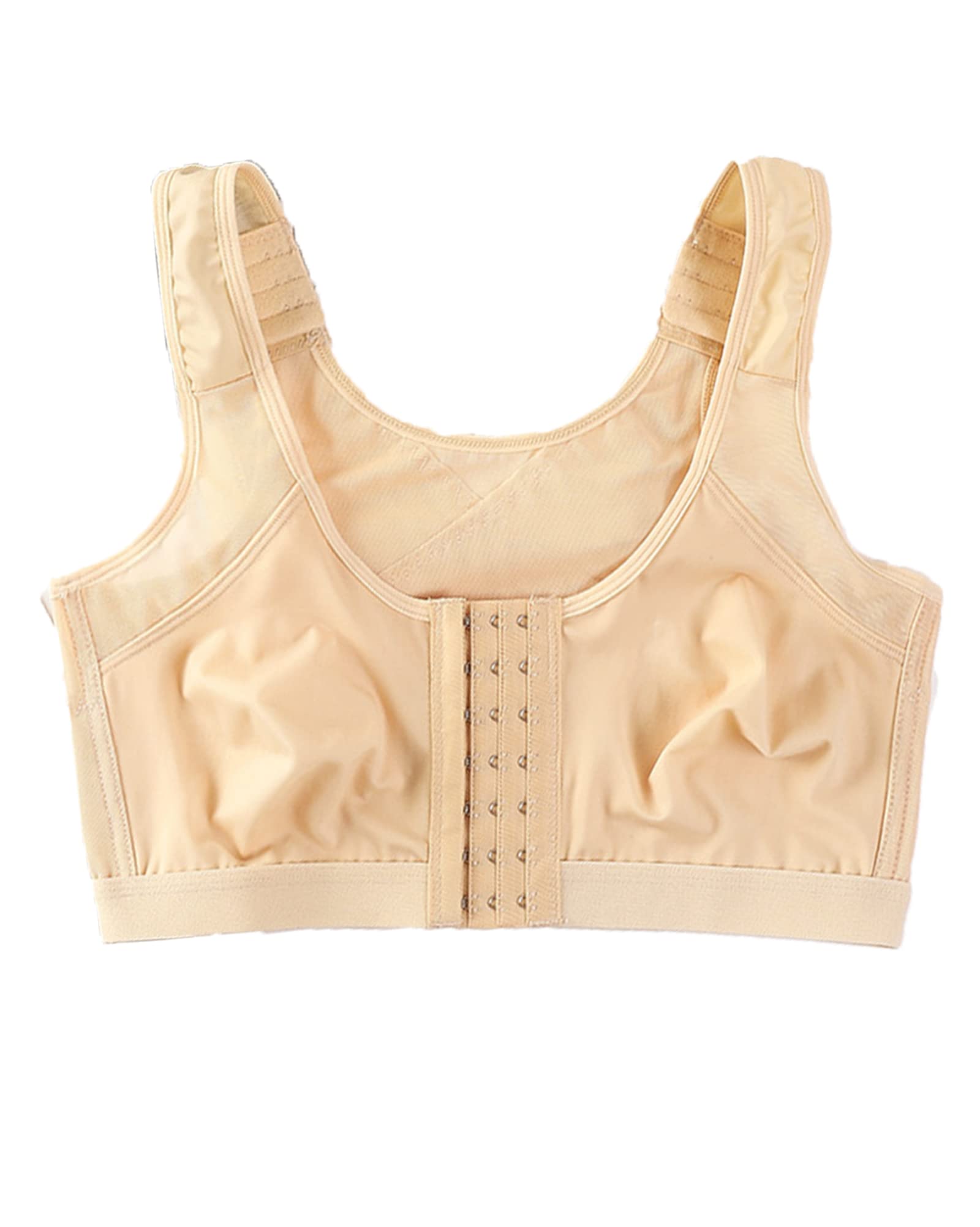 Post Surgery Front Closure Bras for Women - Comfortable Compression Bra After Breast Augmentation & Mastectomy - Ideal for Recovery, Sleep & Light Activities