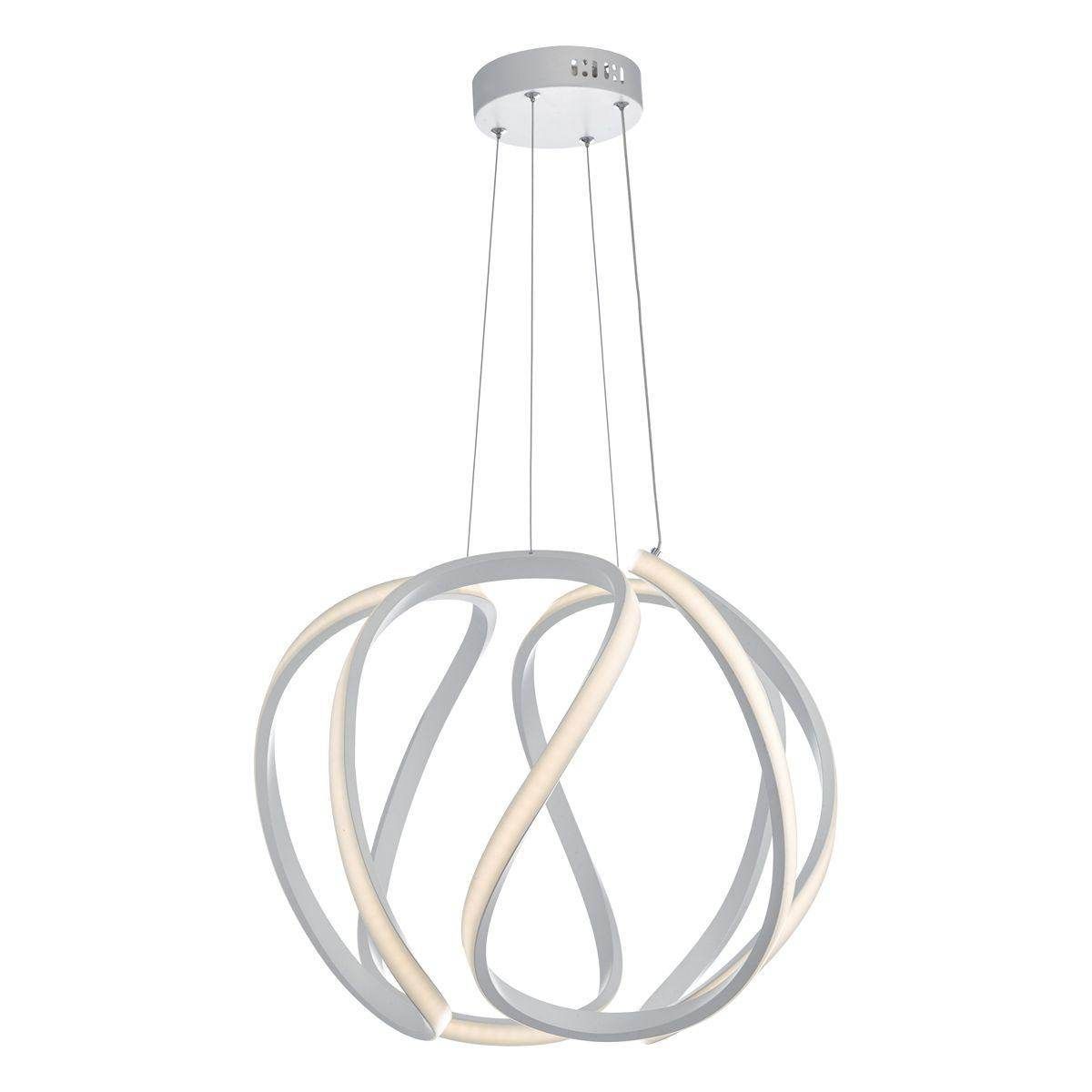 Alonsa Large White LED Light Fixture - Bright Energy Efficient Lighting for Home, Office, and Commercial Spaces