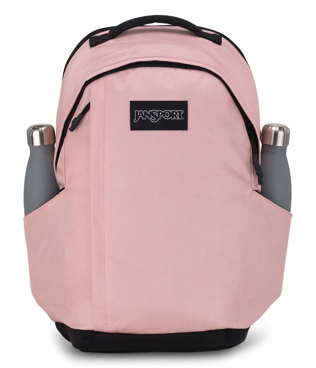 JanSport Station Backpack - Stylish Misty Rose Laptop Bag for School, College & Travel | Durable & Lightweight Daypack for Students & Professionals