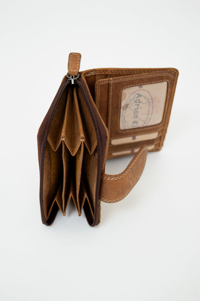 Genuine Adrian Klis 257 Leather Wallet for Men - Slim RFID Blocking Bifold Wallet with Money Clip - Perfect for Everyday Carry, Travel & Business Use