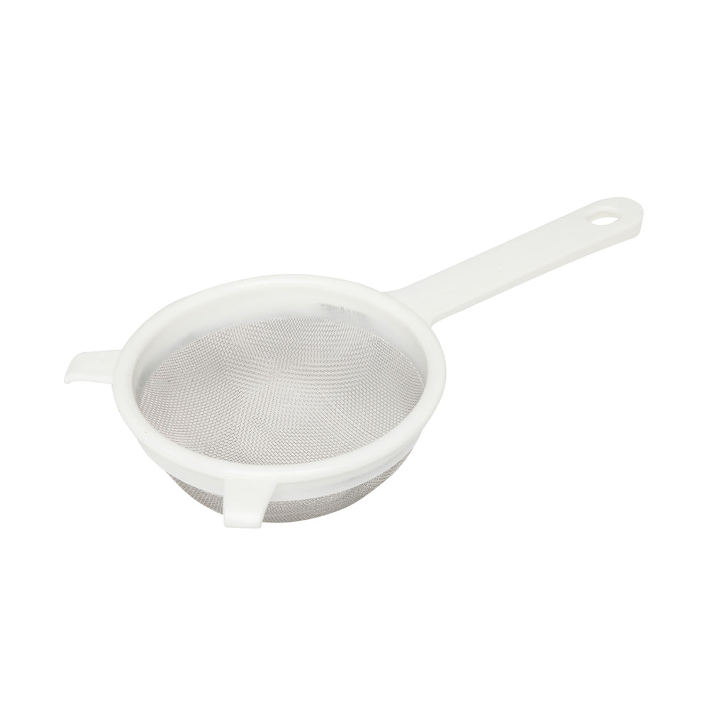 12.5cm Stainless Steel Kitchen Strainer - Fine Mesh Colander for Pasta, Vegetables, and Fruits - Ideal for Cooking, Baking, and Food Prep