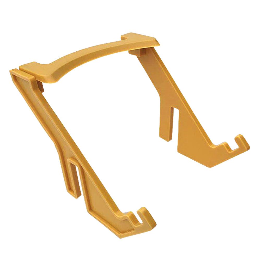 Bee Hive Frame Holder - Plastic Beekeeping Tool for Honey Extraction, Yellow