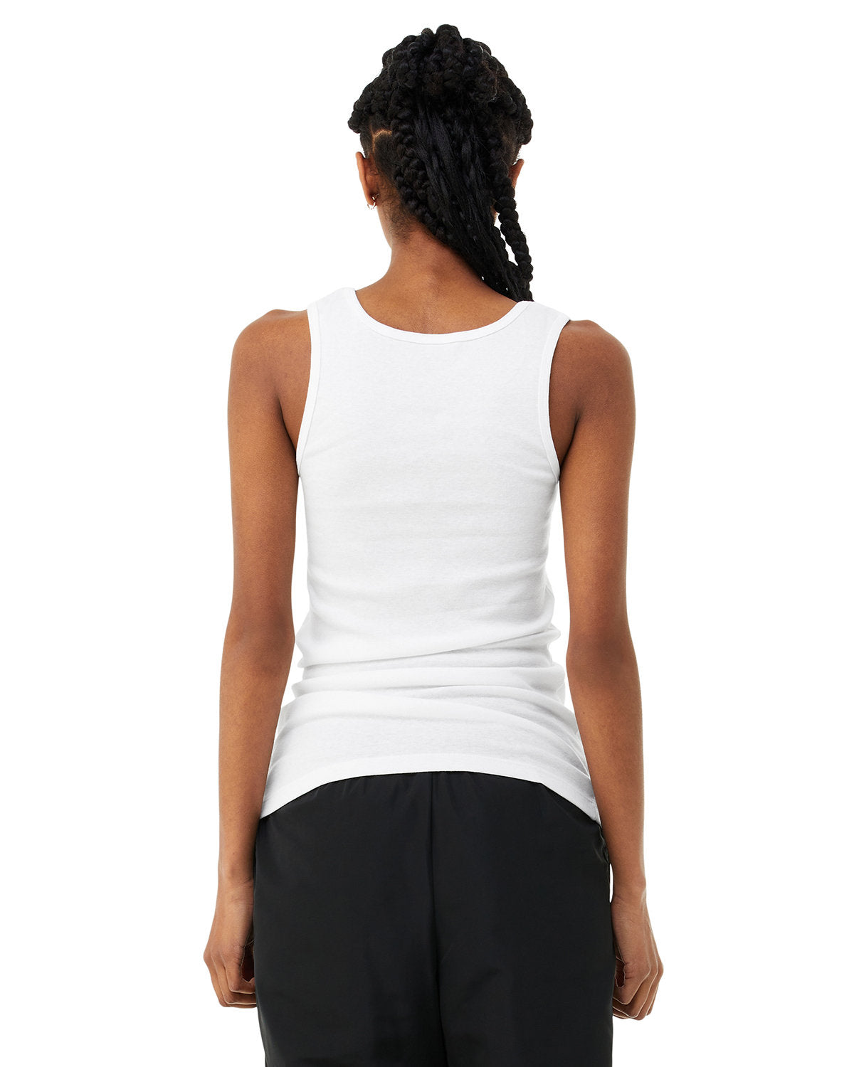 Bella + Canvas 1081 Women's Micro Ribbed Tank Top - Soft Stretchy Fitted Camisole for Layering, Yoga & Casual Wear
